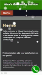 Mobile Screenshot of alexgardeningservice.com